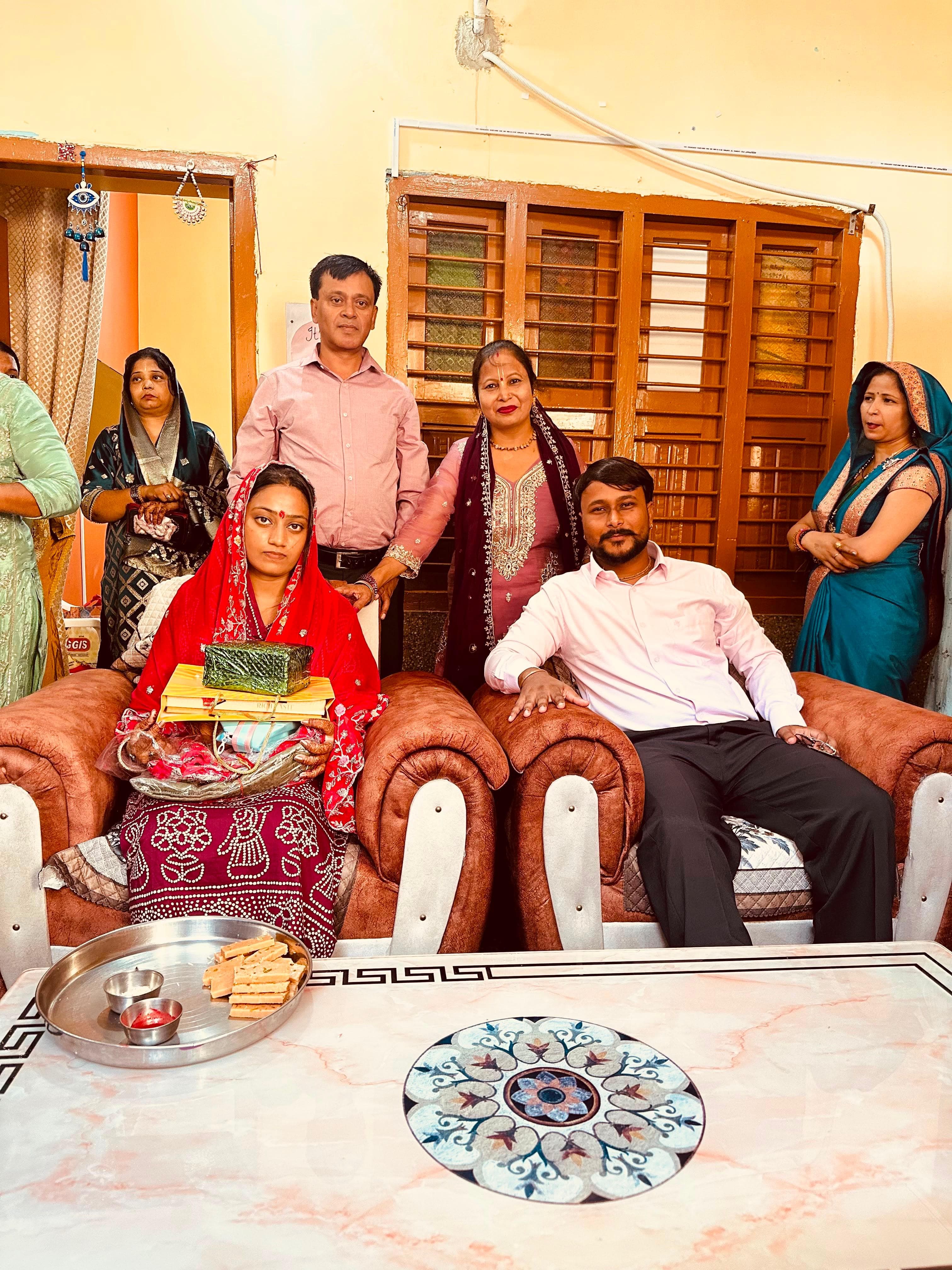 A moment with my parents, whose unconditional love, guidance, and blessings have shaped every step of my journey. Sharing this day with them made it truly complete.